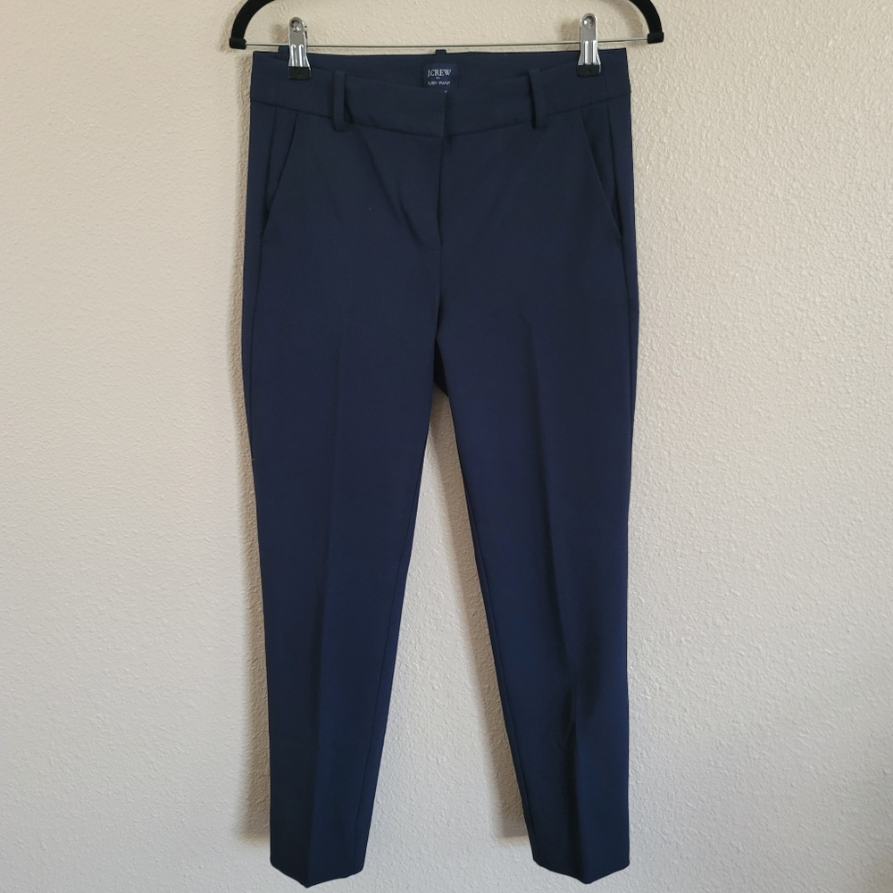 J. Crew Factory Slim Cropped Ruby Pant in Stretch Twill Size 4